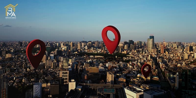 Map of Dholera Smart City locations